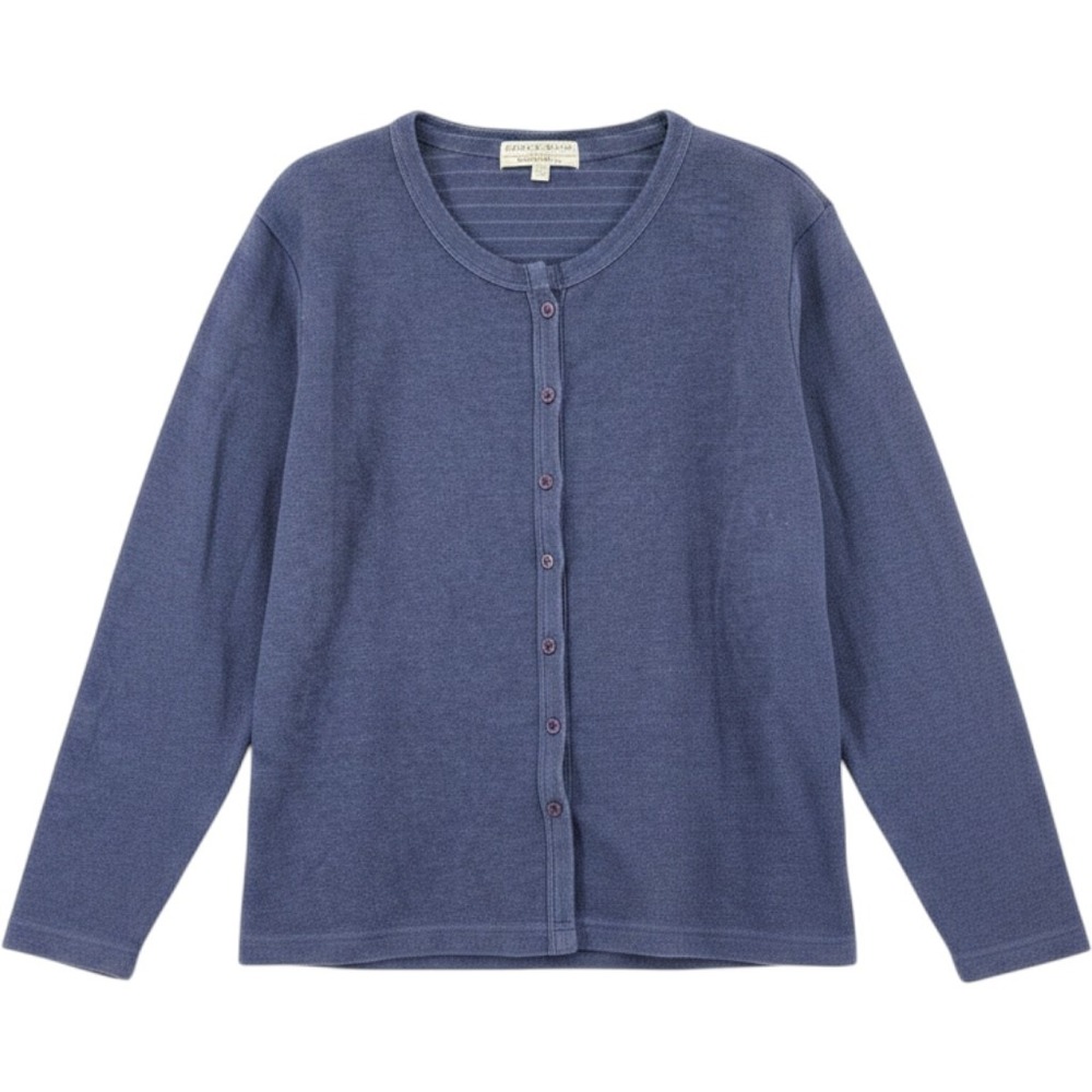 Carolyn Taylor Essentials‎ Blue Button Front Cardigan Sweater Womens Size XL